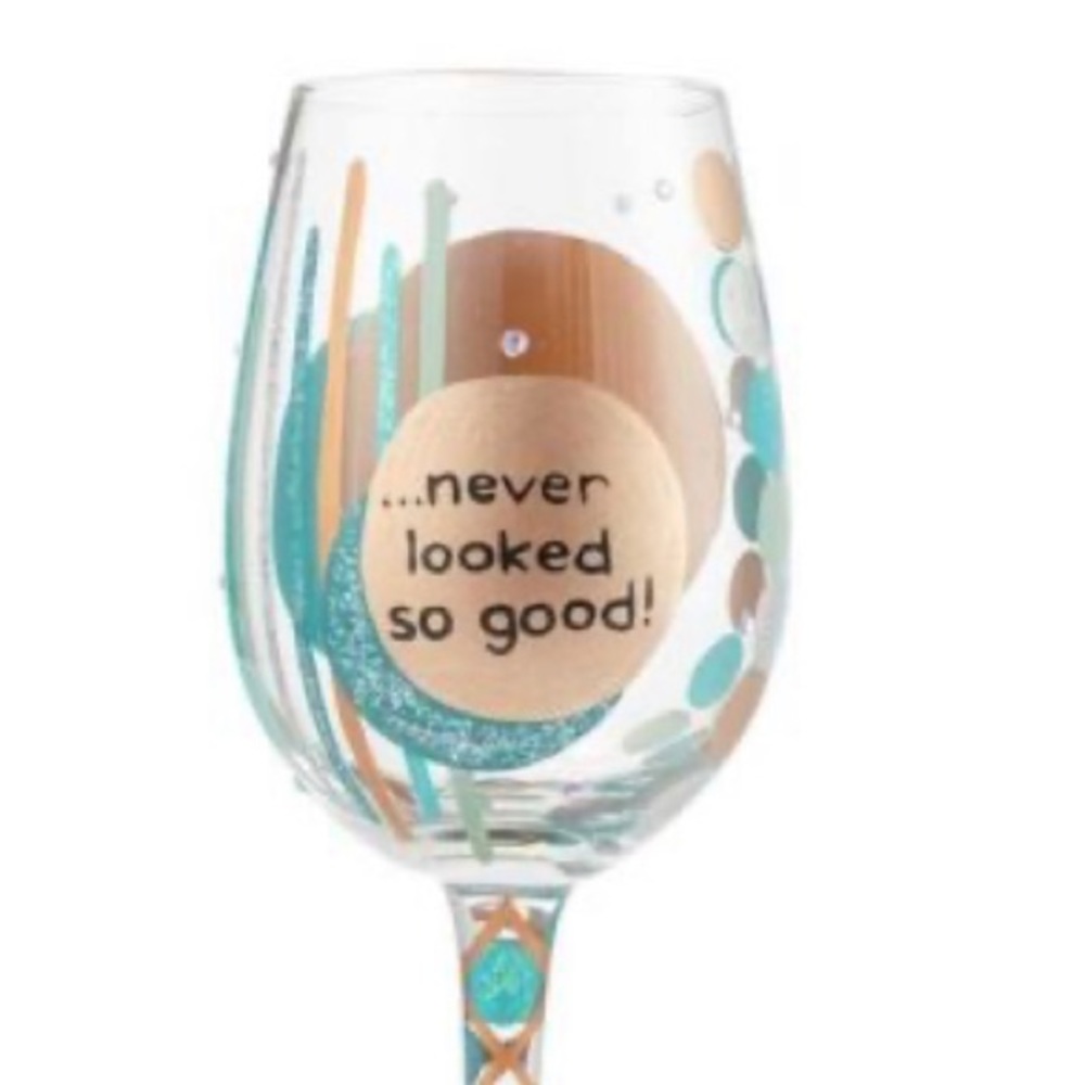 Enesco Designs by Lolita 40th Birthday Wine Glass
40 Never looked so good